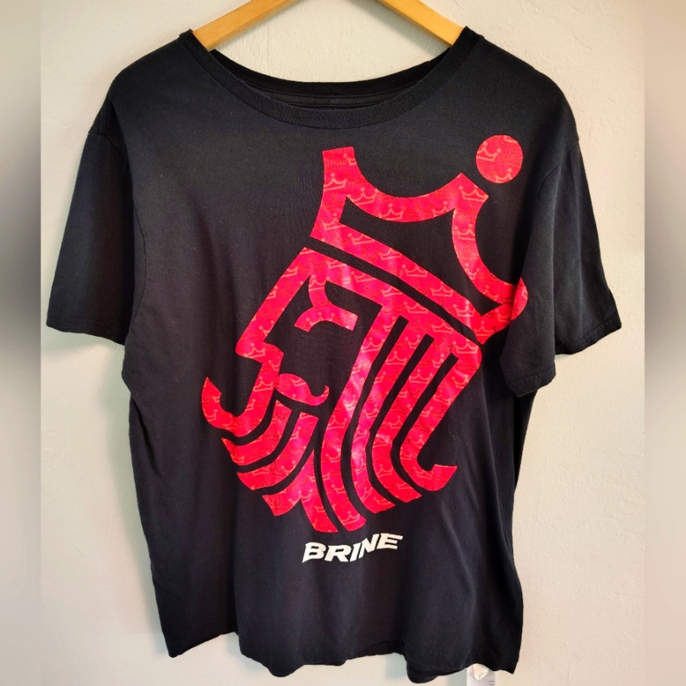 Brine T-Shirt Short Sleeve Black Mens Size L